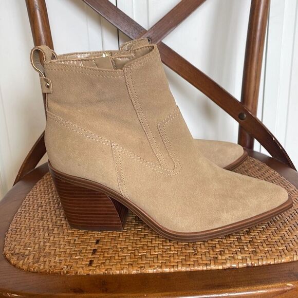 Vince Camuto Brieyonda western style suede booties 9.5 - Picture 14 of 14